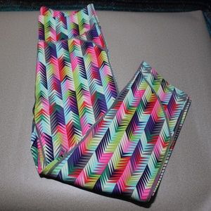 Colorful Striped Workout Pants